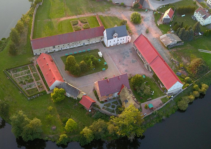 Bild von Klosterbuch von oben