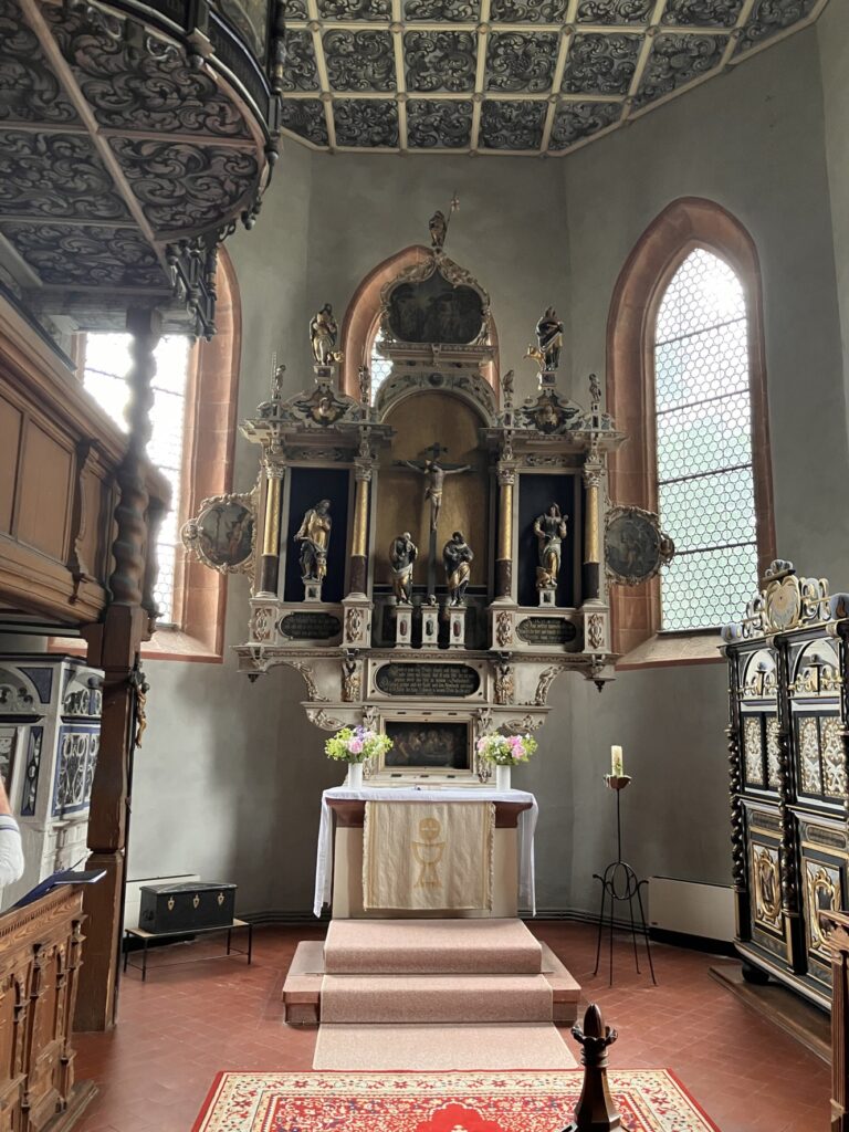 Bild vom historischen Altar